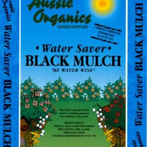 Aussie Organics Watersaver Black Mulch